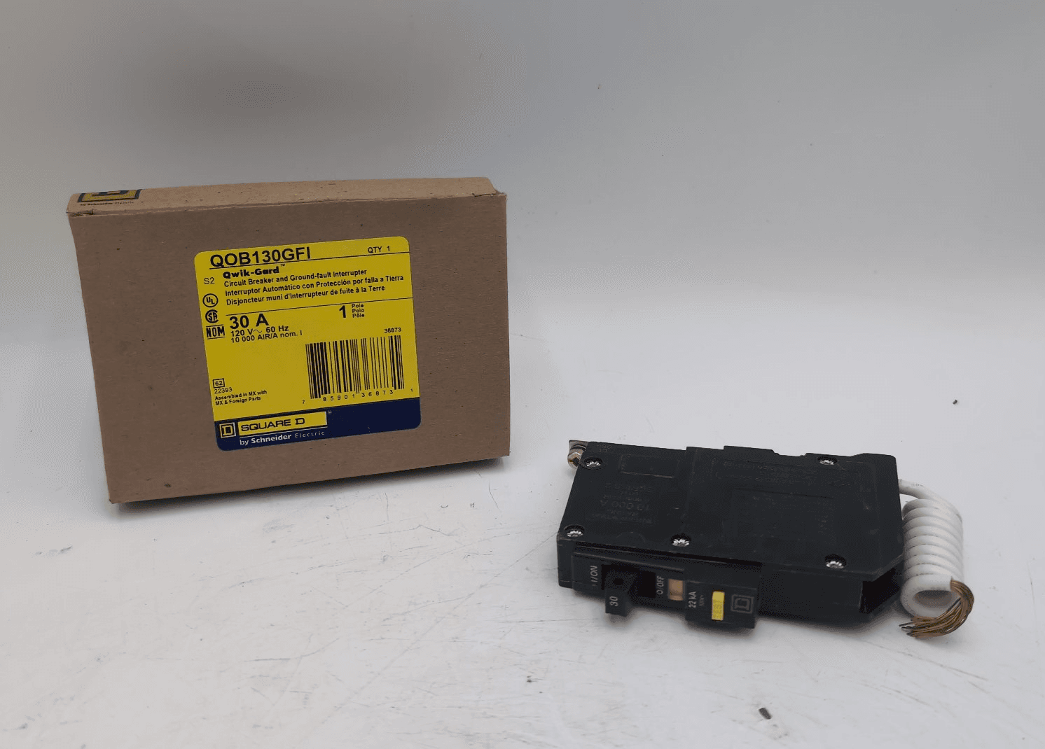Square D QOB130GFI Circuit Breaker 30A 120V 1 Pole NEW – image 1