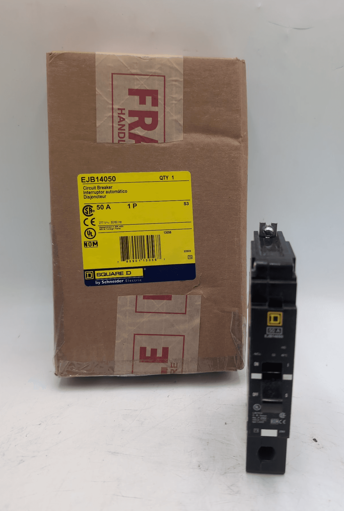 Square D EJB14050 Circuit Breaker 50A 1P 277V