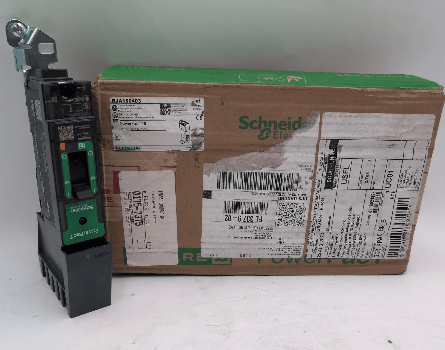Square D BJA160403 Circuit Breaker 40A 1P 277V – image 1