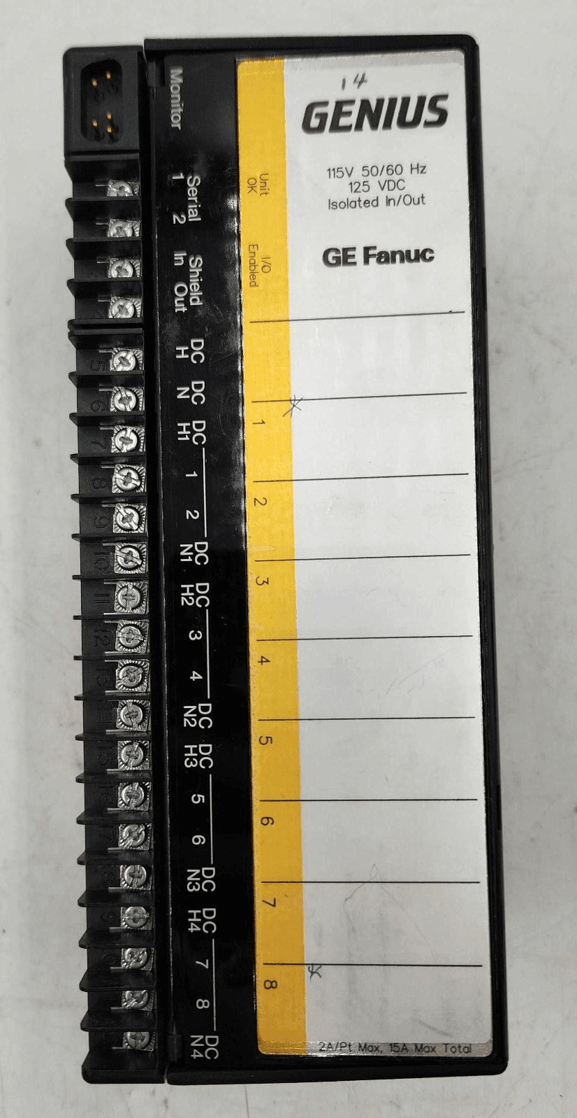GE Fanuc IC660EBS100F 8-Circuit Isolated Distributed Genius Block – image 1