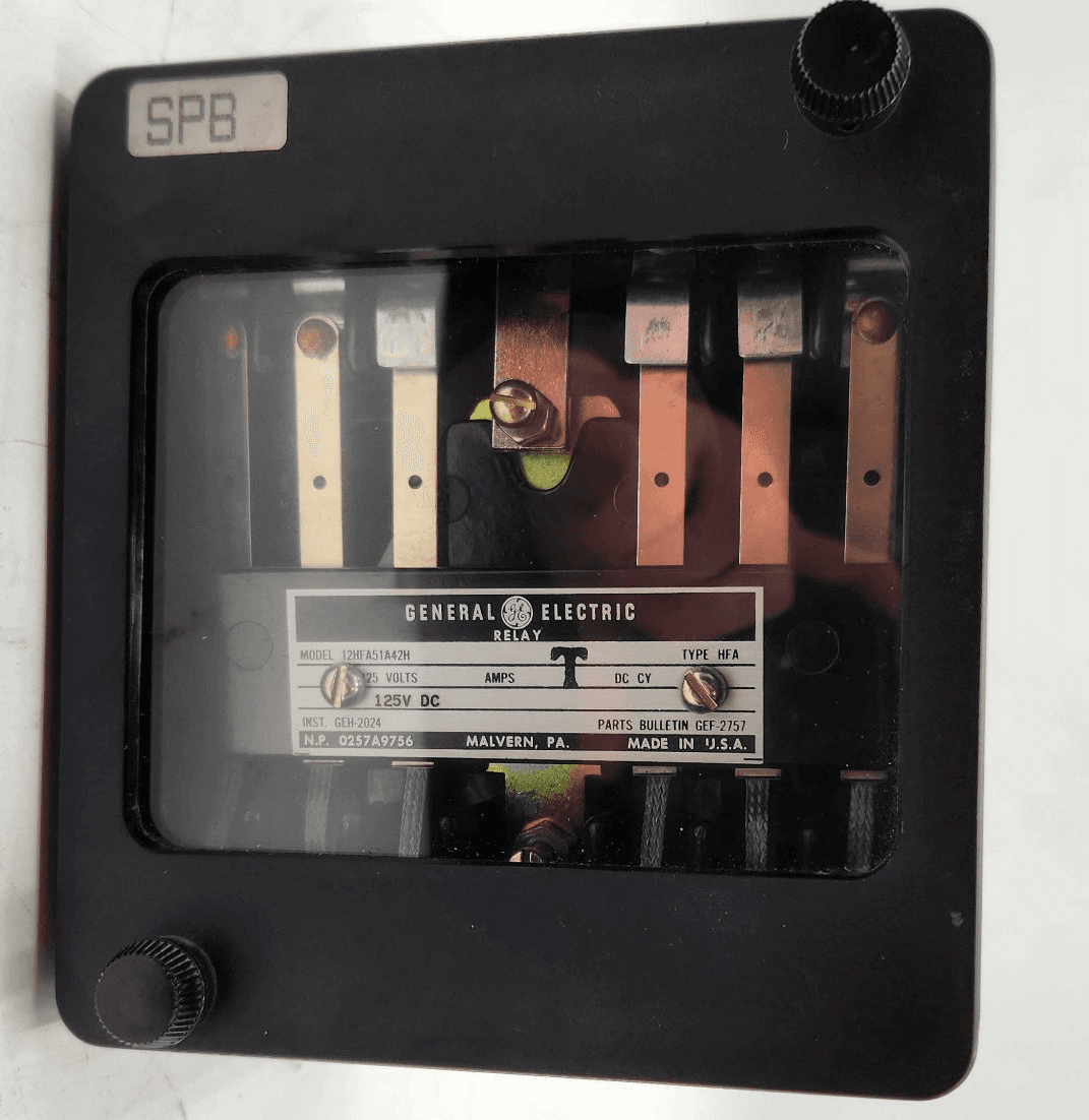 General Electric 12HFA51A42H Multicontact Electromechanical Auxiliary Relay