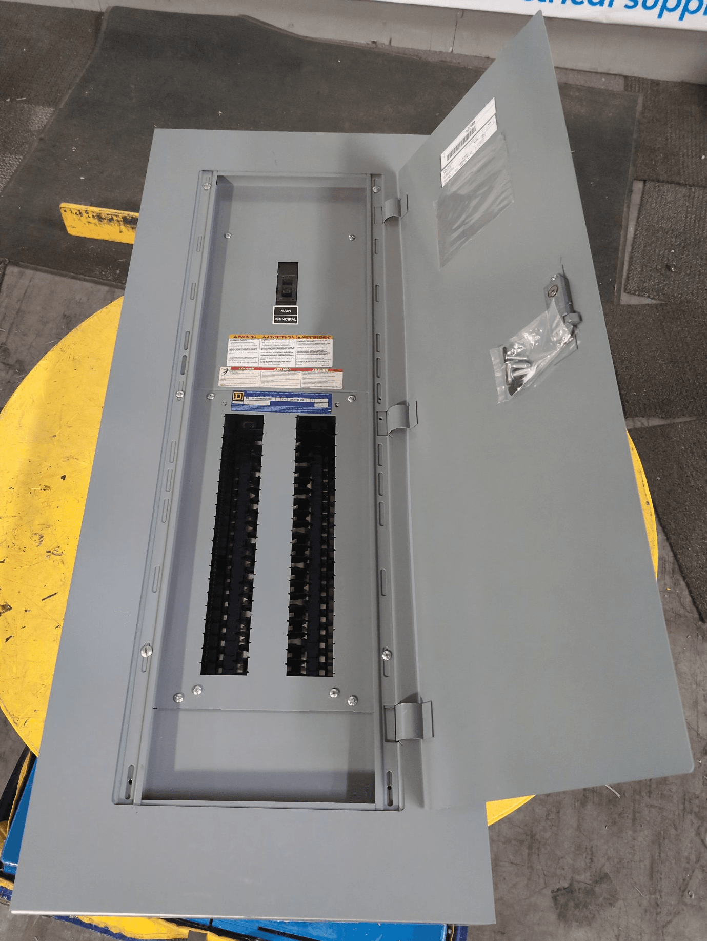 Square D E3 100A 208Y/120V Main Breaker Panelboard with QDL32100 – image 1