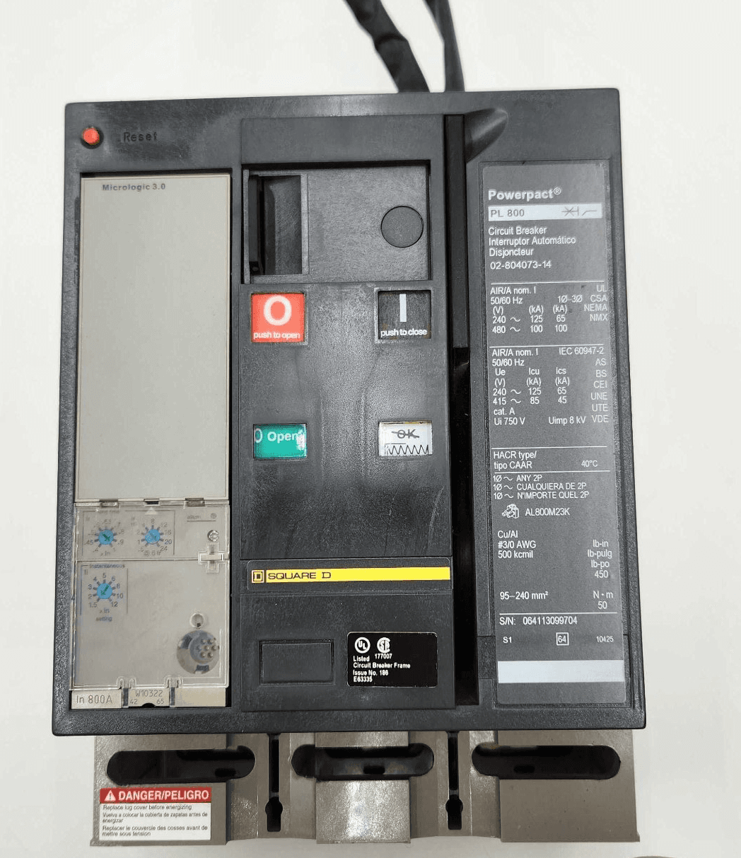 Square D PLP34080CU31AAFSLMAY001 Circuit Breaker 800A 480V 3P – image 1