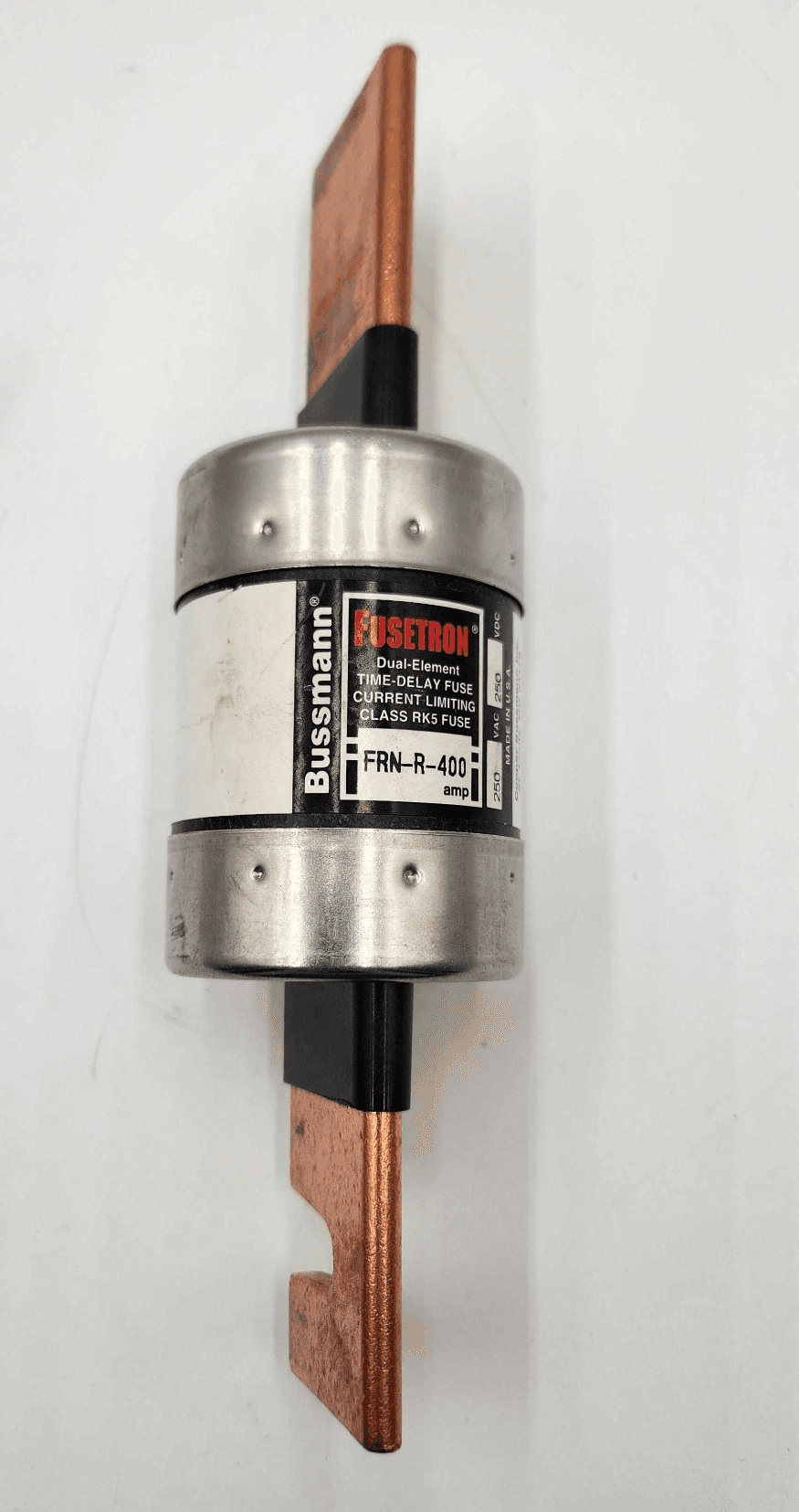 Bussmann FRN-R-400 Fuse 400A 250V Class RK1 Time-Delay – image 1