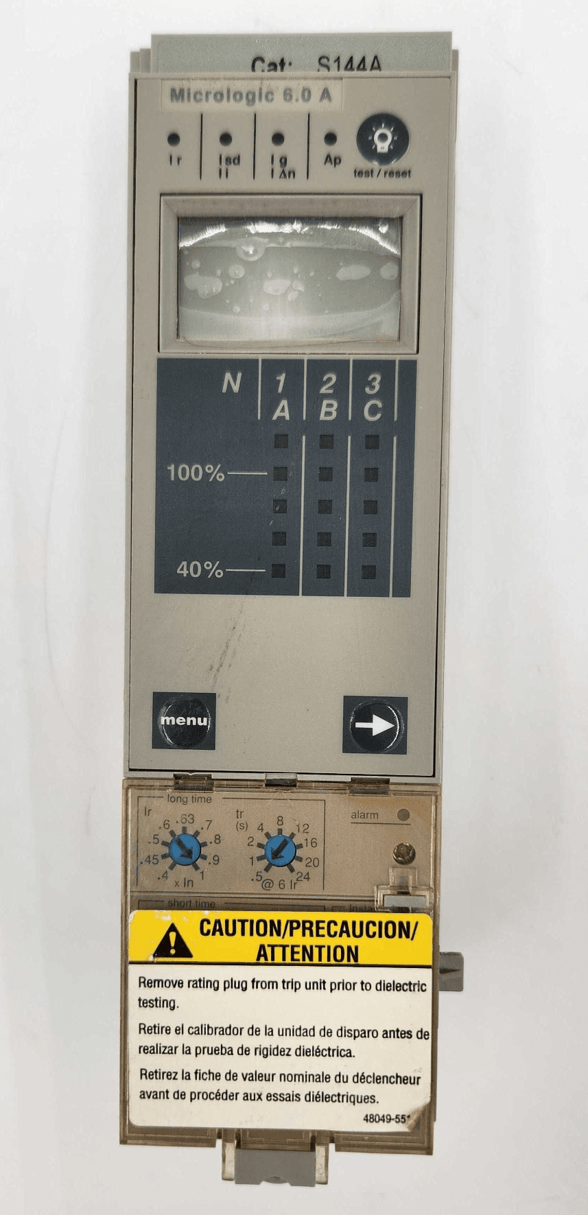 Square D S144A Micrologic 6.0 Trip Unit Circuit Breaker Accessory – image 1