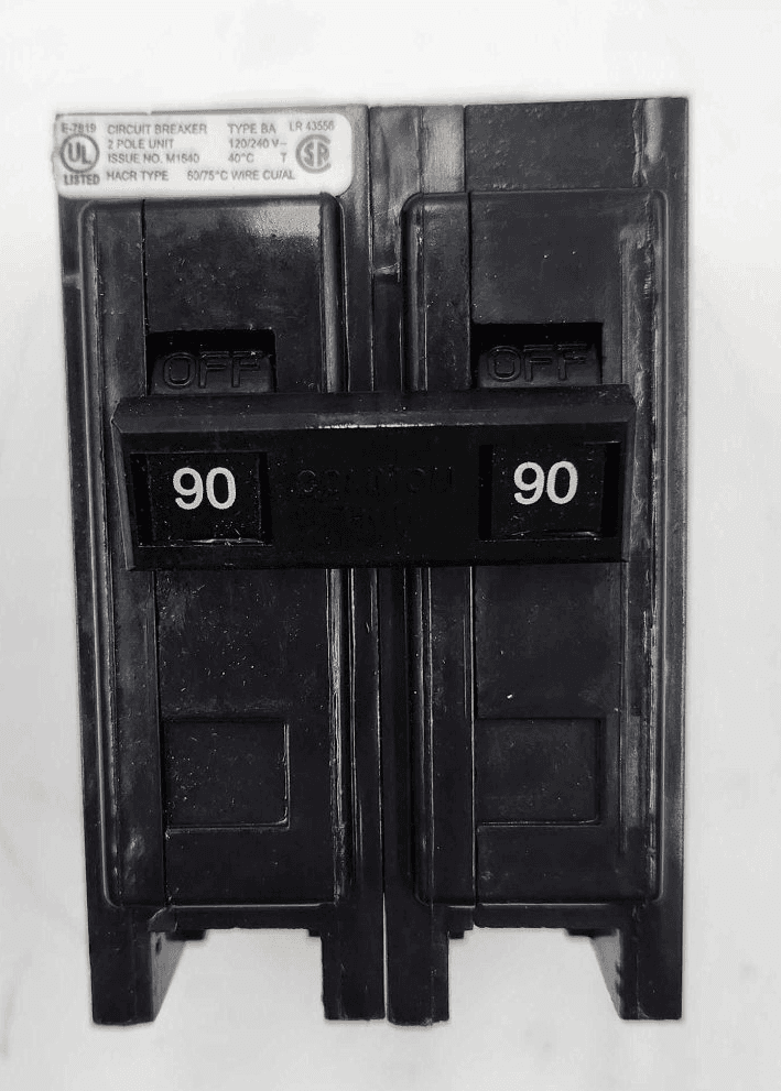 Eaton BAB2090H Circuit Breaker 90A 240V 2 Pole
