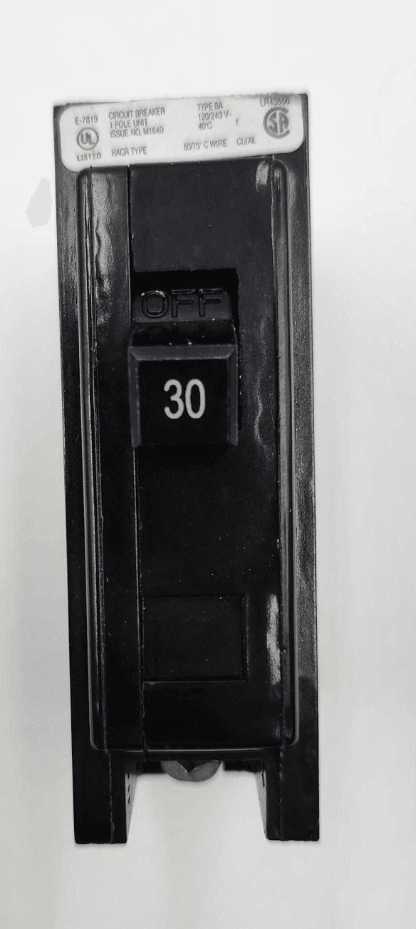 Cutler-Hammer BAB1030 Circuit Breaker 30A 240V 1 Pole