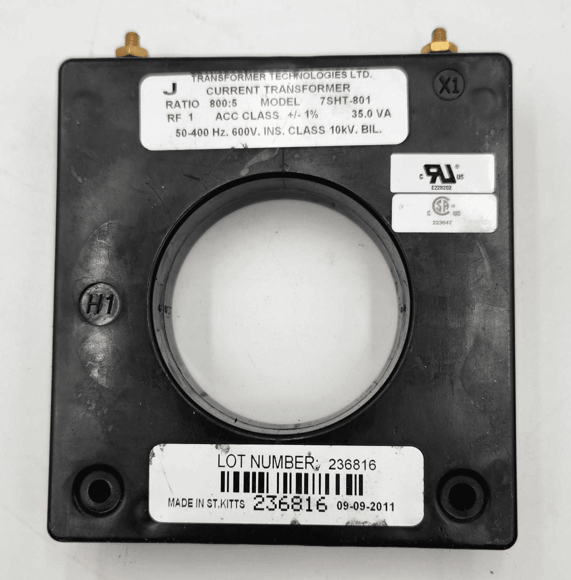Crompton 7SHT-801 Current Transformer 6" x 3" – image 1