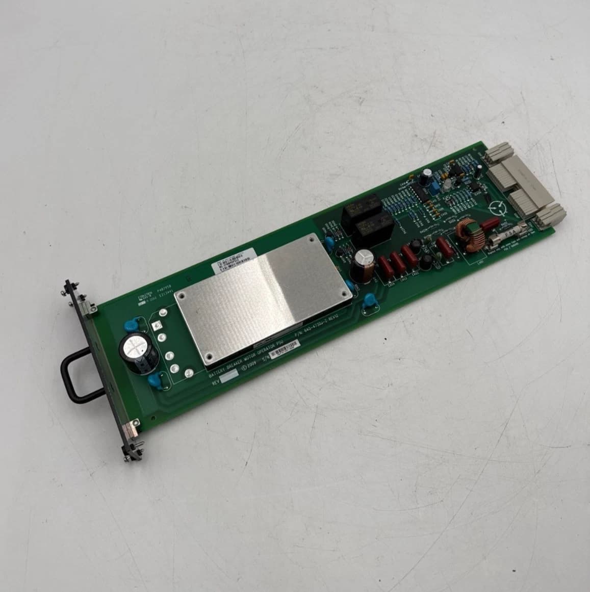 APC 0G-SYBBMOPSU2 Battery Breaker Motor Operator Panel PCB 640-4730J-Z REV 12 – image 1