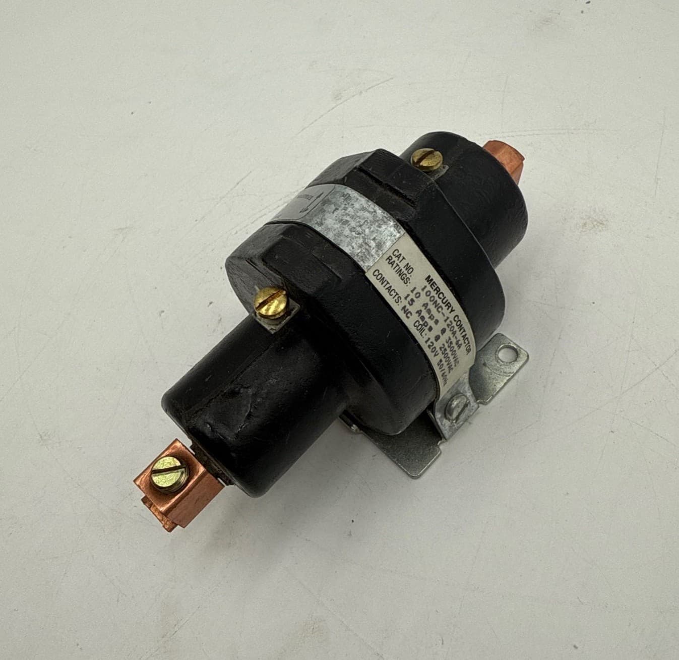MDI 100NC-120A-6A MERCURY CONTACTOR 10A 3500VAC 120V 50/60HZ – image 1