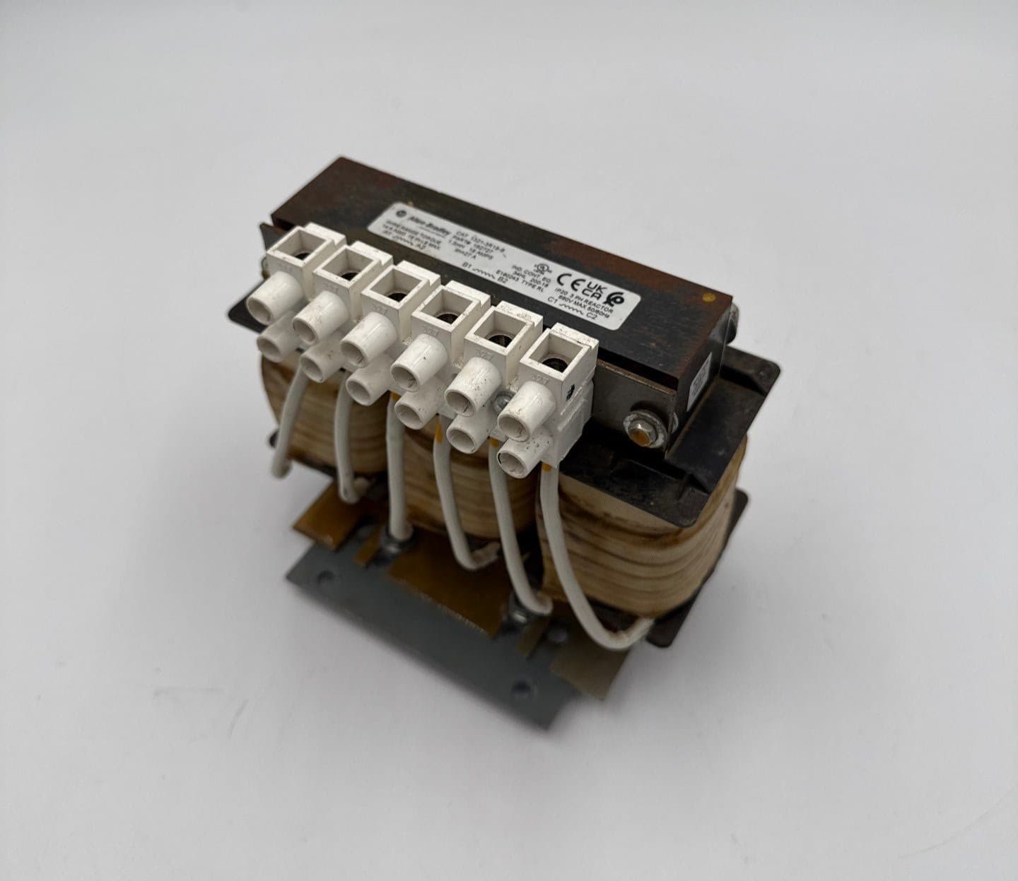 Allen Bradley 1321-3R18-B Line Reactor 3PH 1.5mH 18A 600V IP20 Open Type – image 1