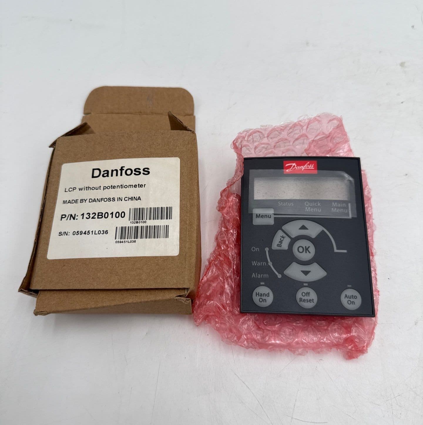 Danfoss 132B0100 LCP Without Potentiometer For AC Drives LCP11 W/O POT – image 1