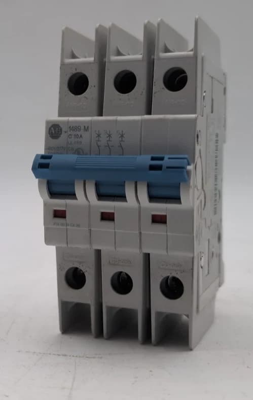 Allen-Bradley 1489-M3C100 Series D Mini Circuit Breaker 10A 3P 480Y/277 VAC NEW – image 1