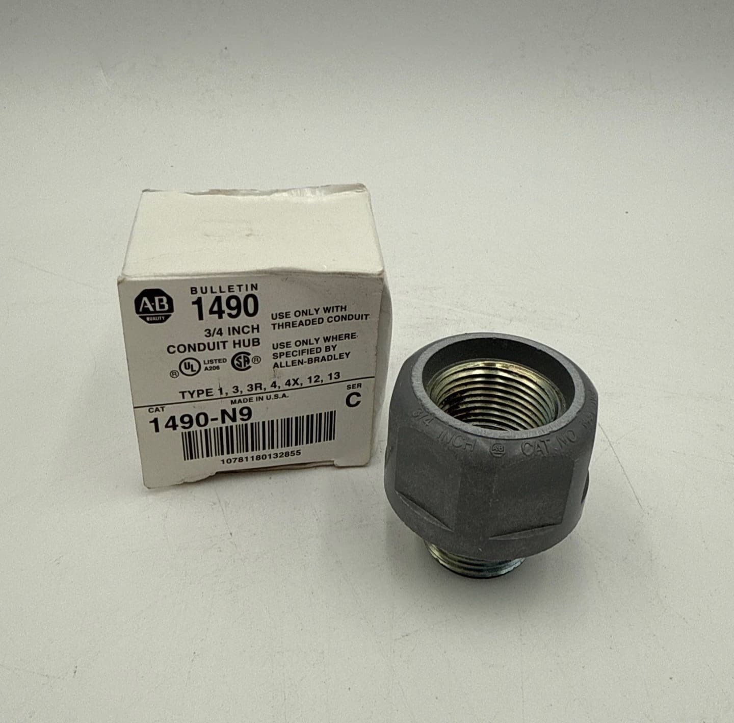 Allen Bradley 1490-N9 Conduit Hub 1490N9 3PC Lot – image 1