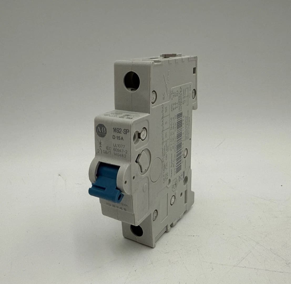Allen Bradley 1492-SPM1D150 Circuit Breaker 15A 1P 277V 1492-SP D 15 Amp 1 Pole – image 1