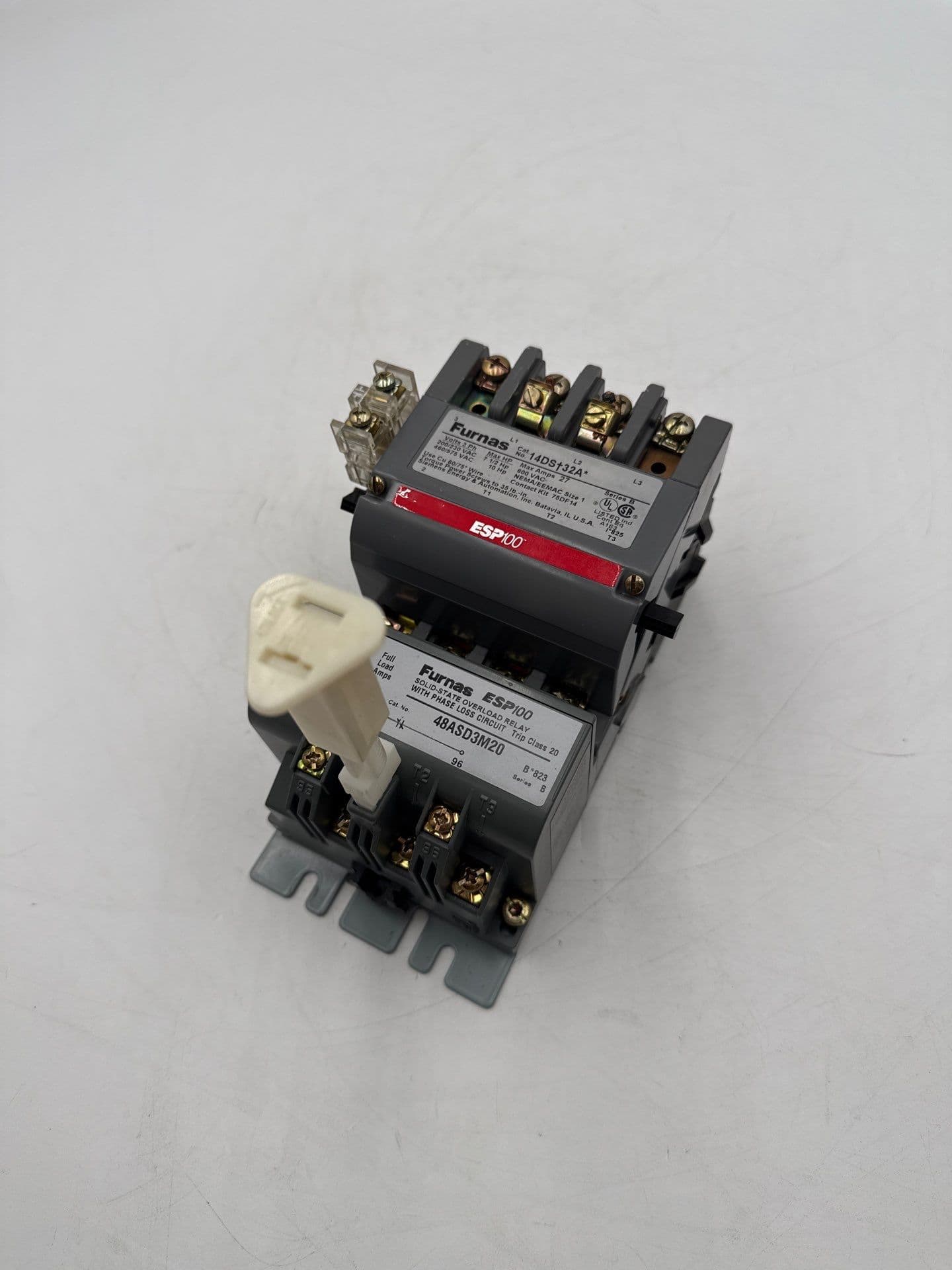 Furnas 14DS+32A Magnetic Starter 27A 3P 600V Size 1 Coil 110-120V 48ASD3M20 – image 1