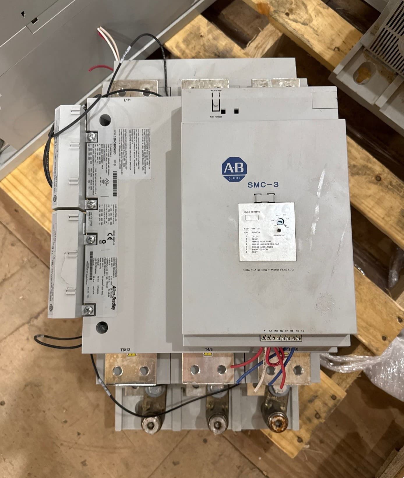 Allen Bradley 150-C480NBD SMC-3 480A Smart Motor Controller – image 1