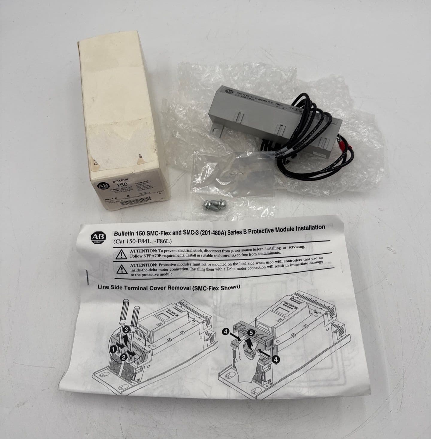 Allen Bradley 150-F84L Protective Module 480V 108-1250 AMP Ser A – image 1