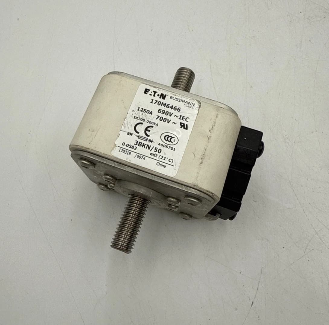 Eaton 170M6466 Fuse Link 1250A 690V 3BKN/50 1250 Amp High Speed 200kA Size 3 – image 1