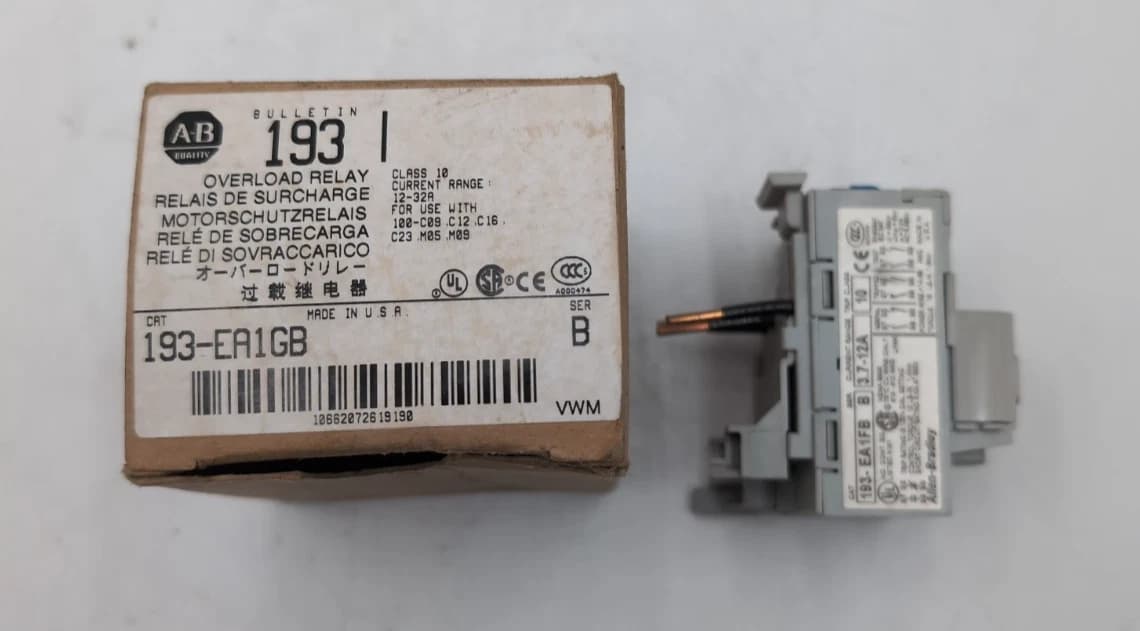 Allen-Bradley 193-EA1GB Solid State Electronic Overload Relay NEW