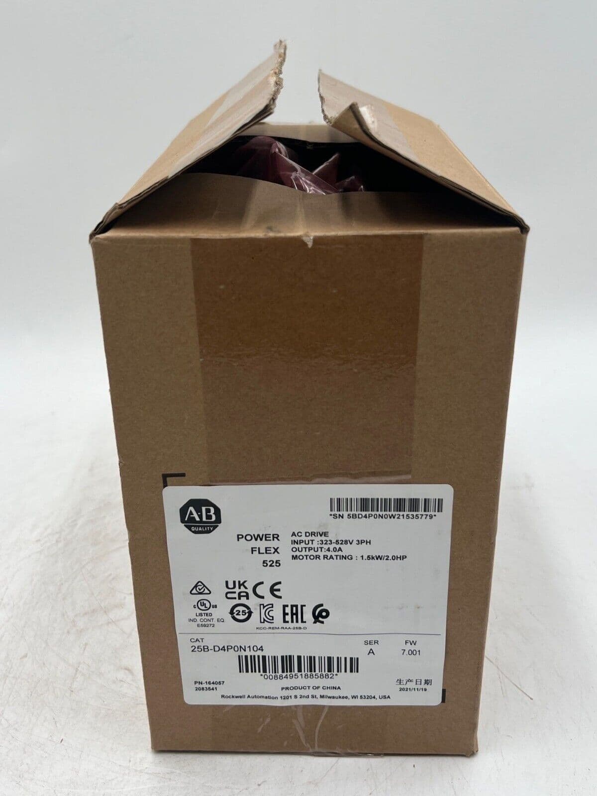 Allen-Bradley 25B-D4P0N104 – image 1