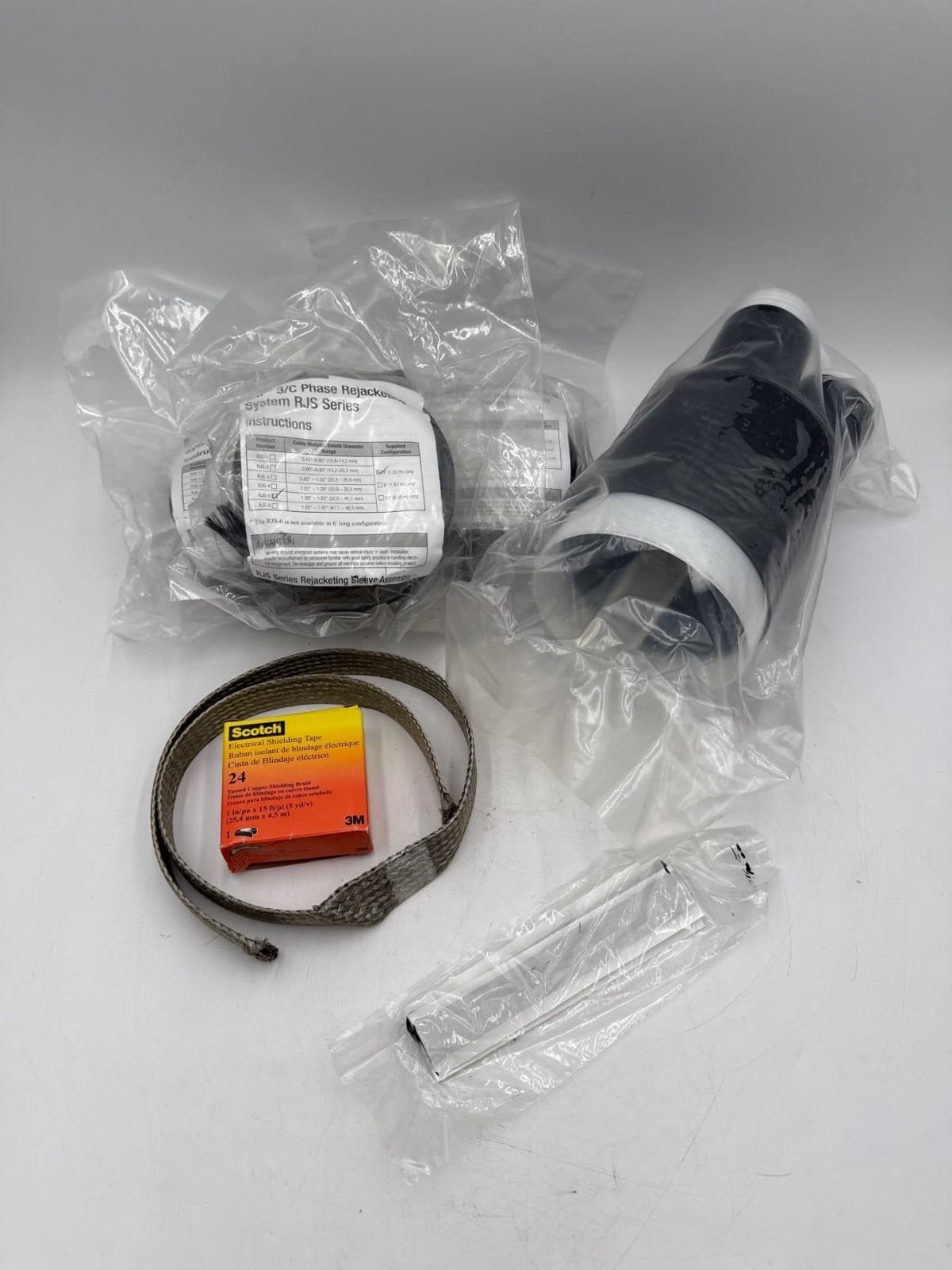 3M 3C-BOK-5 Cold Shrink Three Conductor Breakout Kit 1.18in–1.52in 30,0mm–38,6mm – image 1