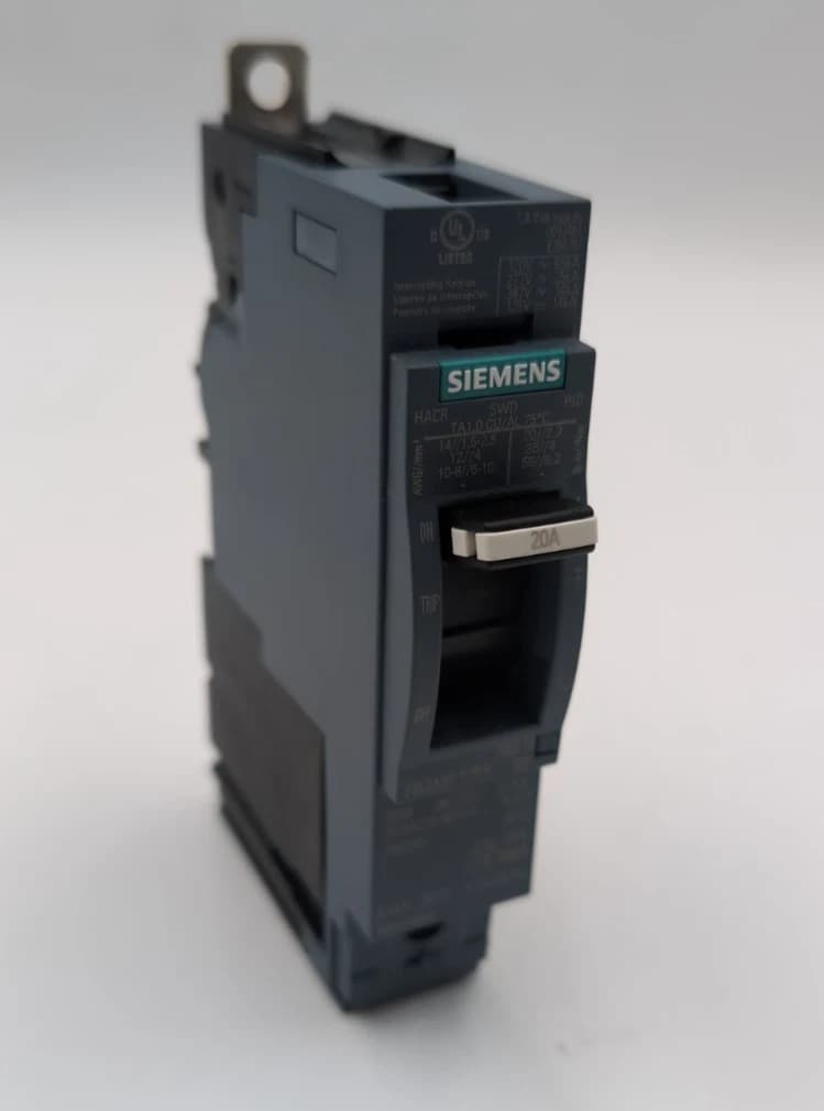 Siemens 3VA4120-4ED14-0AA0 Circuit Breaker 20A 277V 1P Bolt On 20 Amp 1 Pole