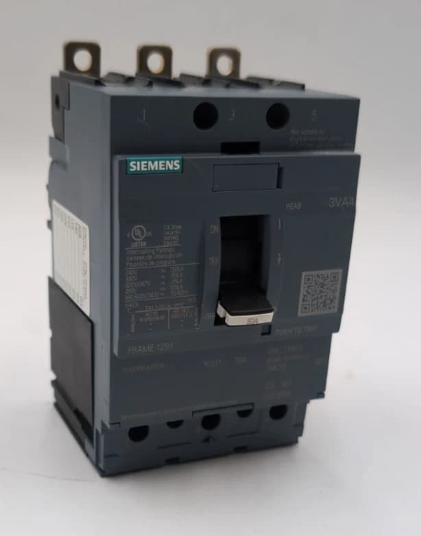 Siemens 3VA4150-6ED34-0AA0 Circuit Breaker 50A 3P 480V 600Y/347V 50 Amp Bolt On – image 1