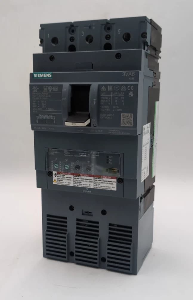 Siemens 3VA6340-6HN31-0AA0 Circuit Breaker 400A 3P 600V 3PH LSI Trip 400 Amp NEW – image 1