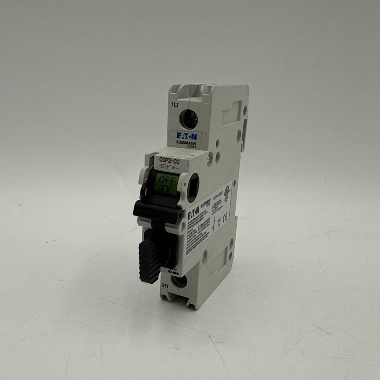Eaton Bussmann CCP2-1-30CC Circuit Breaker 30A 1P 347V DIN Rail Mount 30 Amp – image 1
