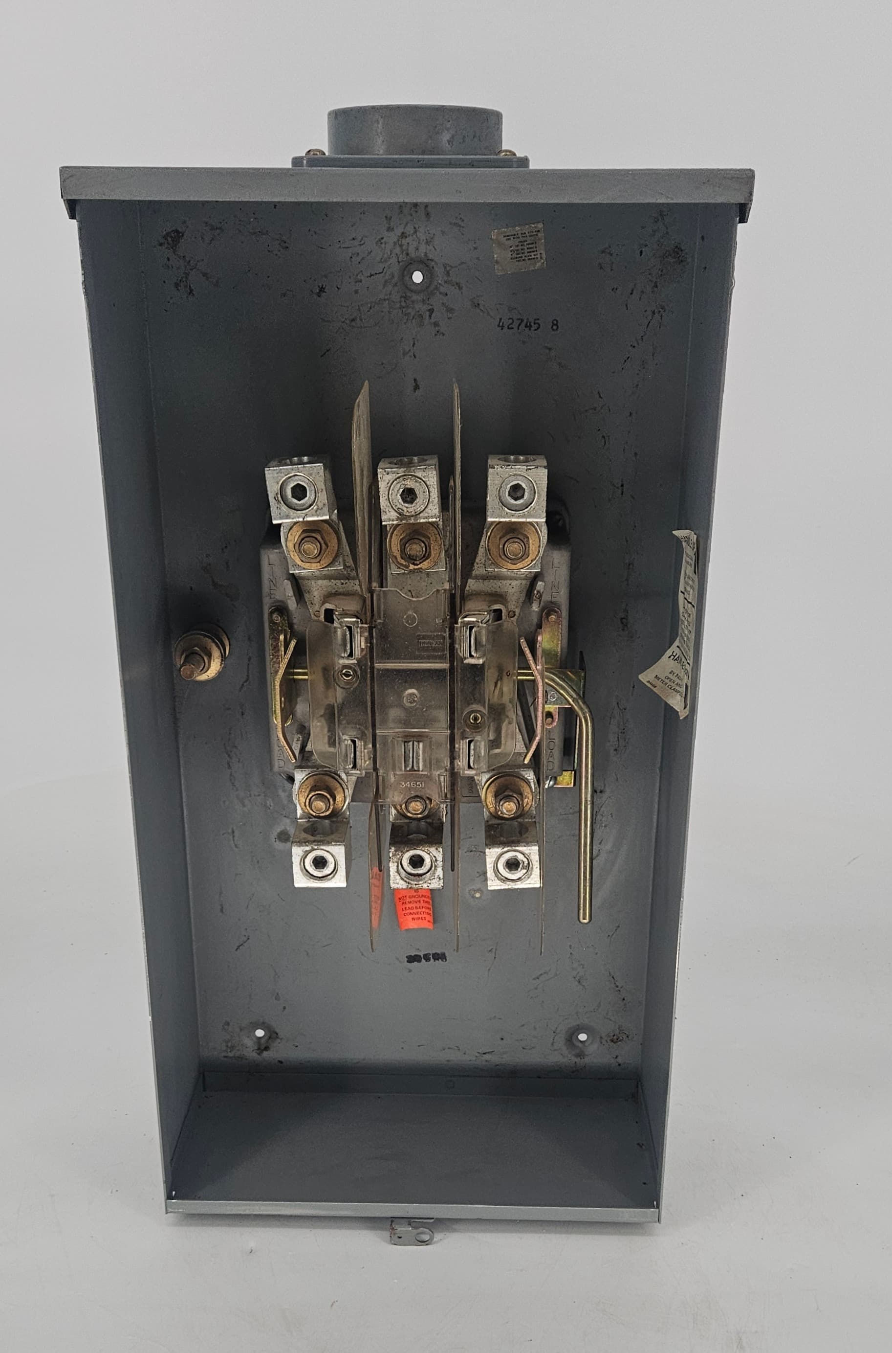 Siemens 42745-8 400A Meter Base HQ-5D 5-Terminal Lever Bypass 600V
