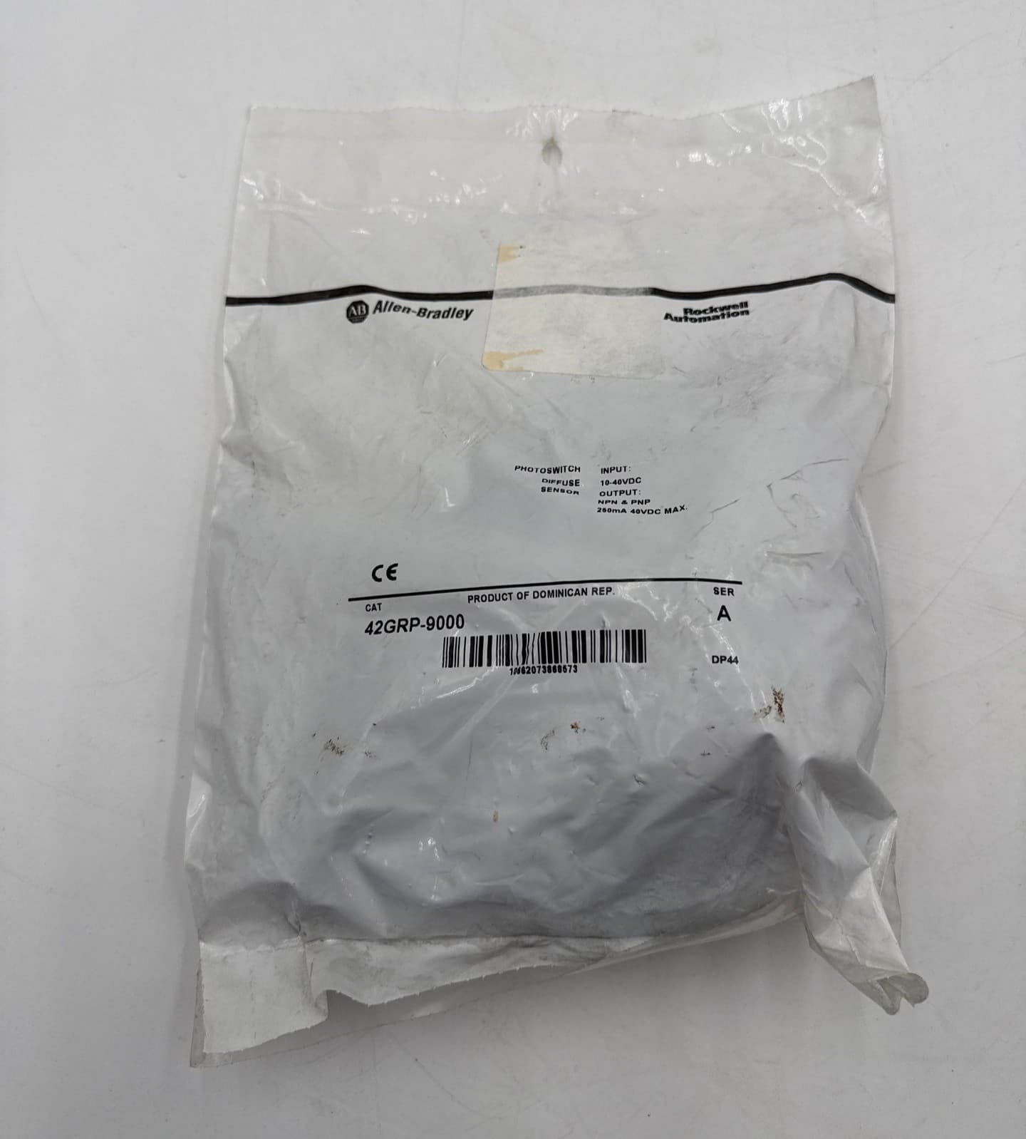 Allen Bradley 42GRP-9000 Photoswitch Photoelectric Diffuse Sensor Ser A 10-40VDC – image 1