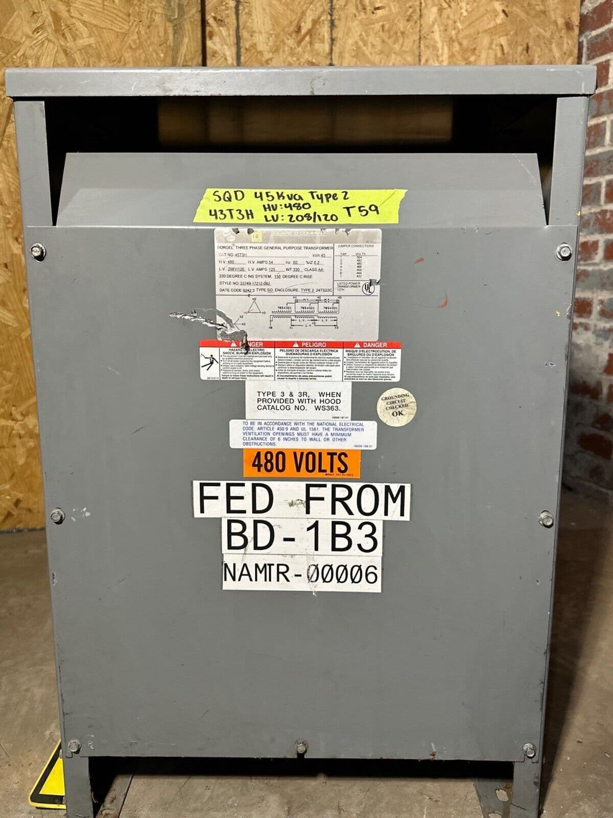 Square D 45T3H – image 1