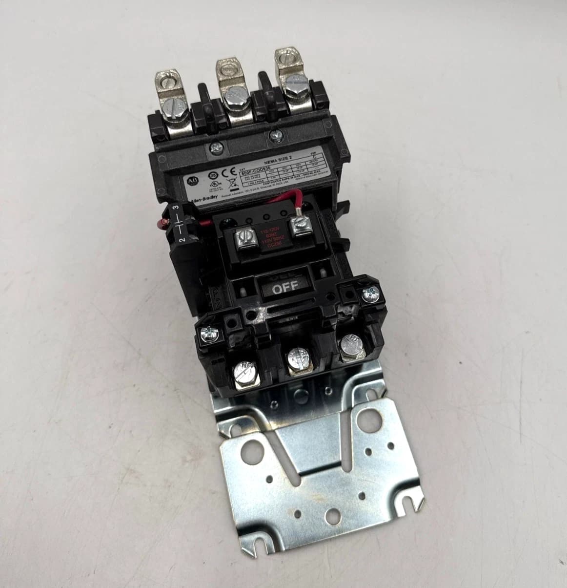 Allen Bradley 500F-COD930 NEMA Size 2 Contactor Coil 110/120V 45A 3P 600V New – image 1