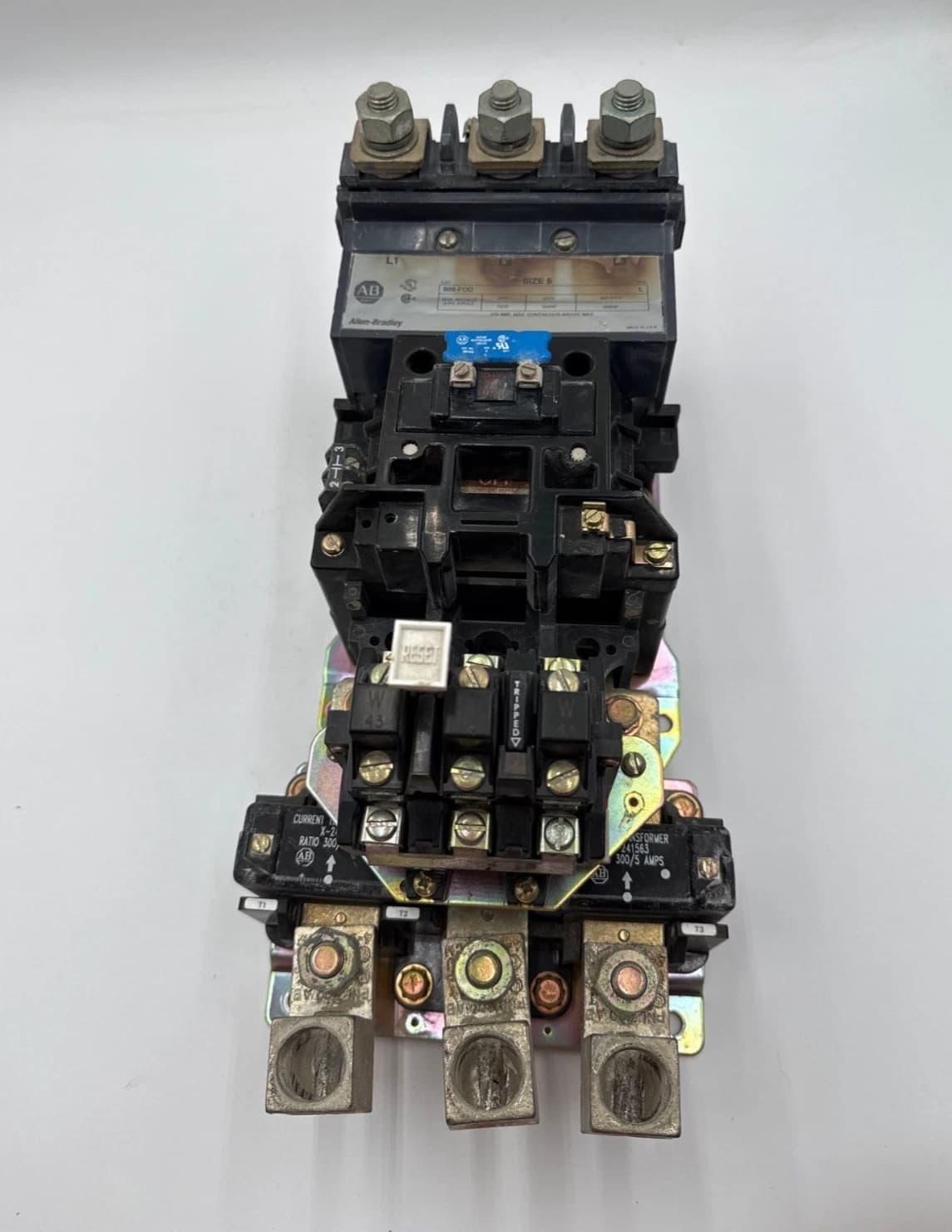 Allen Bradley 509-FOD Starter Size 5 270A 3P 600V 3PH 200HP Coil 110/120V Open – image 1