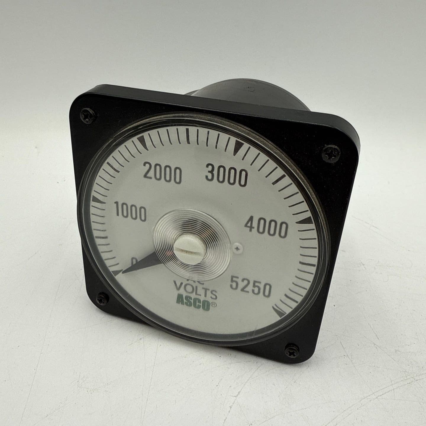 ASCO 550470-029 AB-40P Volt Meter Gauge 0-5250V AC Voltmeter – image 1
