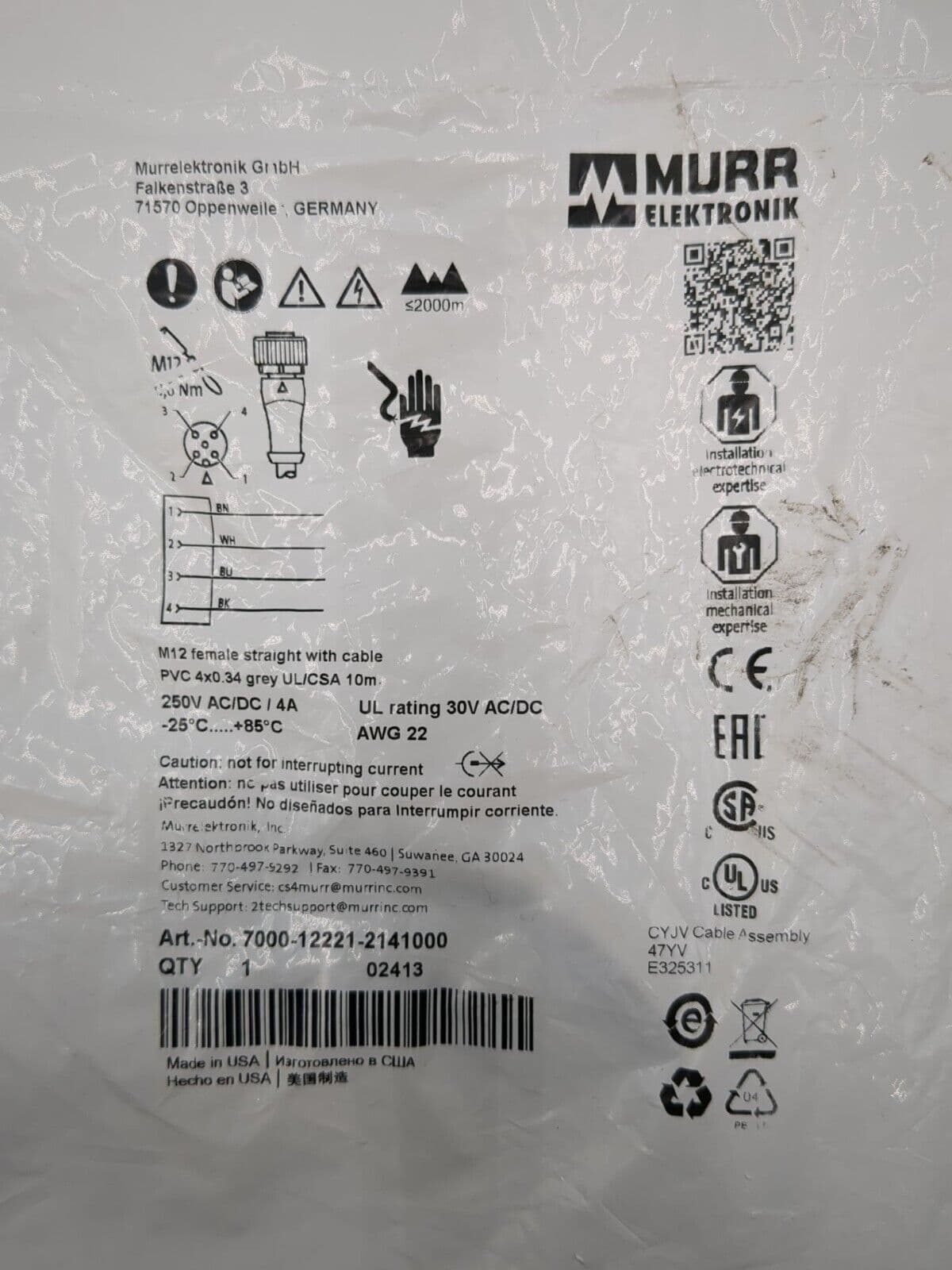 MURR ELEKTRONIK 7000-12221-2141000 – image 1