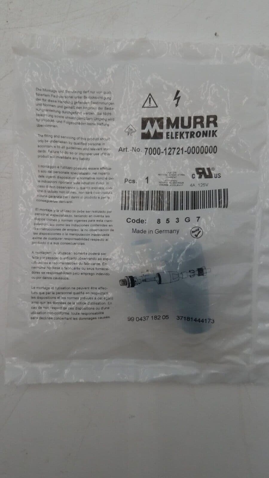 MURR ELEKTRONIK 7000-12721-0000000 – image 1