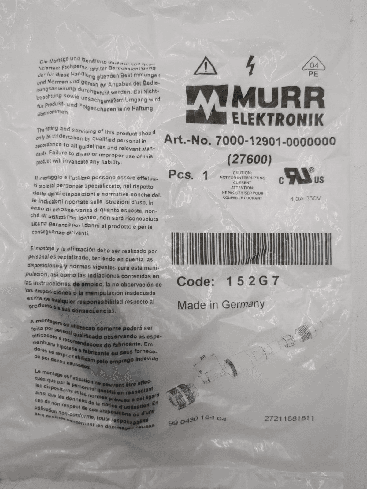 MURR ELEKTRONIK 7000-12901-0000000 – image 1