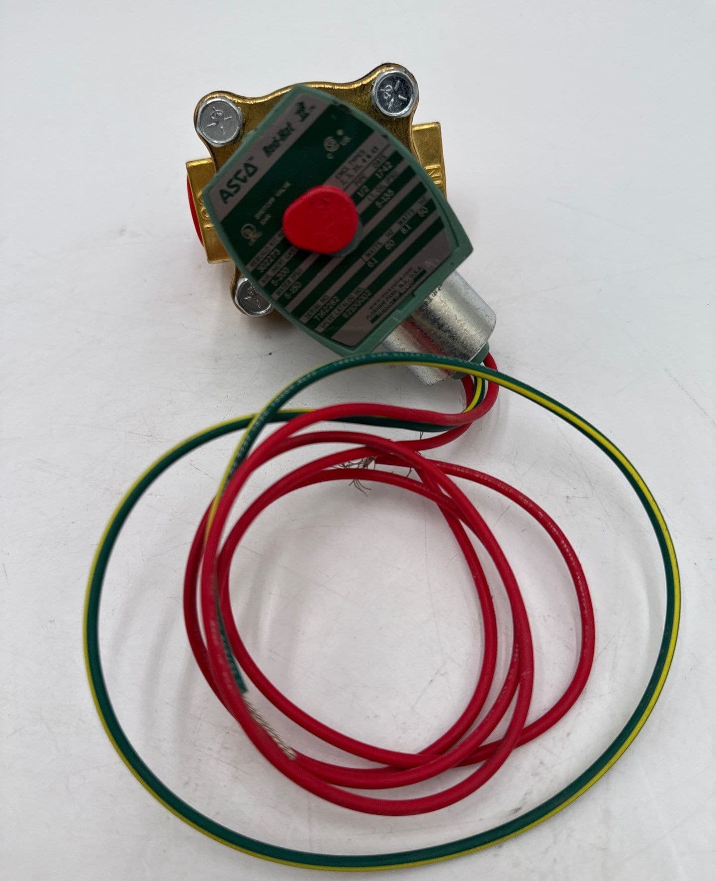 ASCO 8210G002 RedHat II Solenoid Shutoff Valve 2-Way N/C 1/2" – image 1