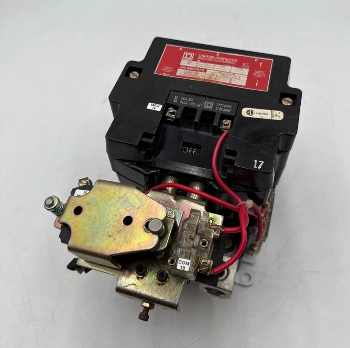 Sq D 8903SV011 Lighting Contactor Coil 110/120V 200A 3P 600V Mechanically Held – image 1