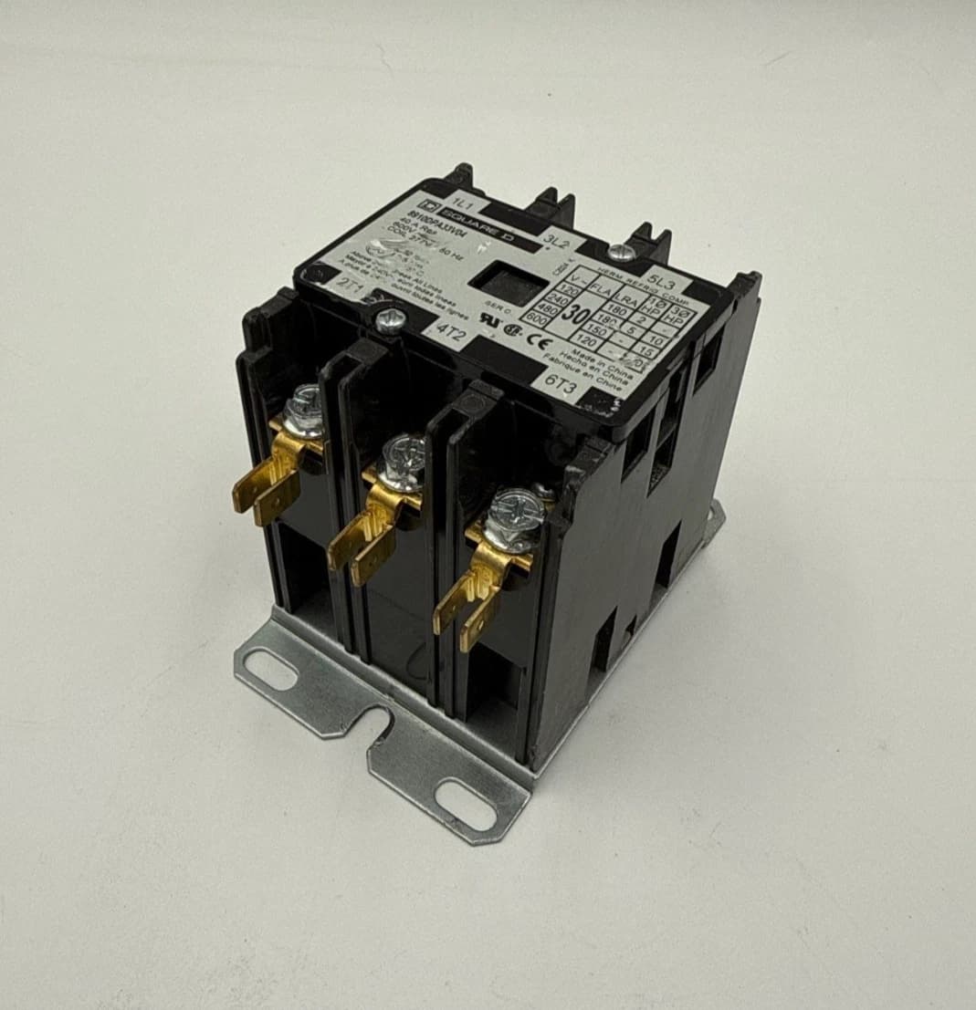 Square D 8910DPA33V04 Definite Purpose Contactor 40A 3P 600V Coil 277V 3PH 20HP