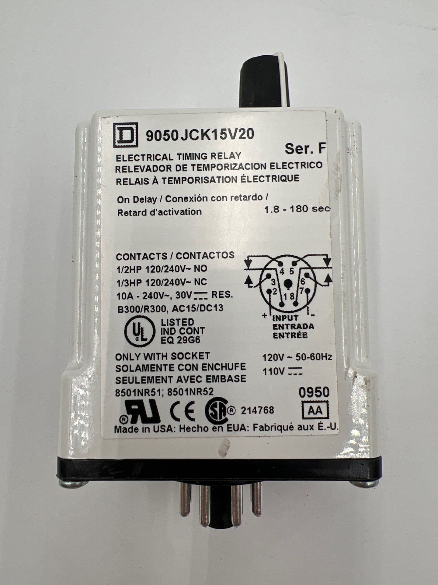 Square D 9050JCK15V20 – image 1