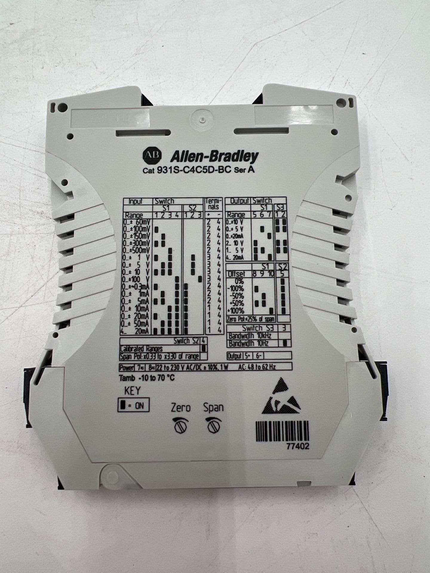 Allen Bradley 931S-C4C5D-BC – image 1