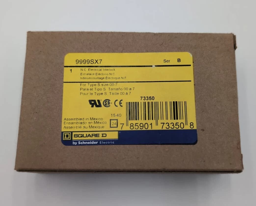 Square D 9999SX7 Electrical Interlock Auxiliary Contact Kit 10A 600V Size 00-7 – image 1