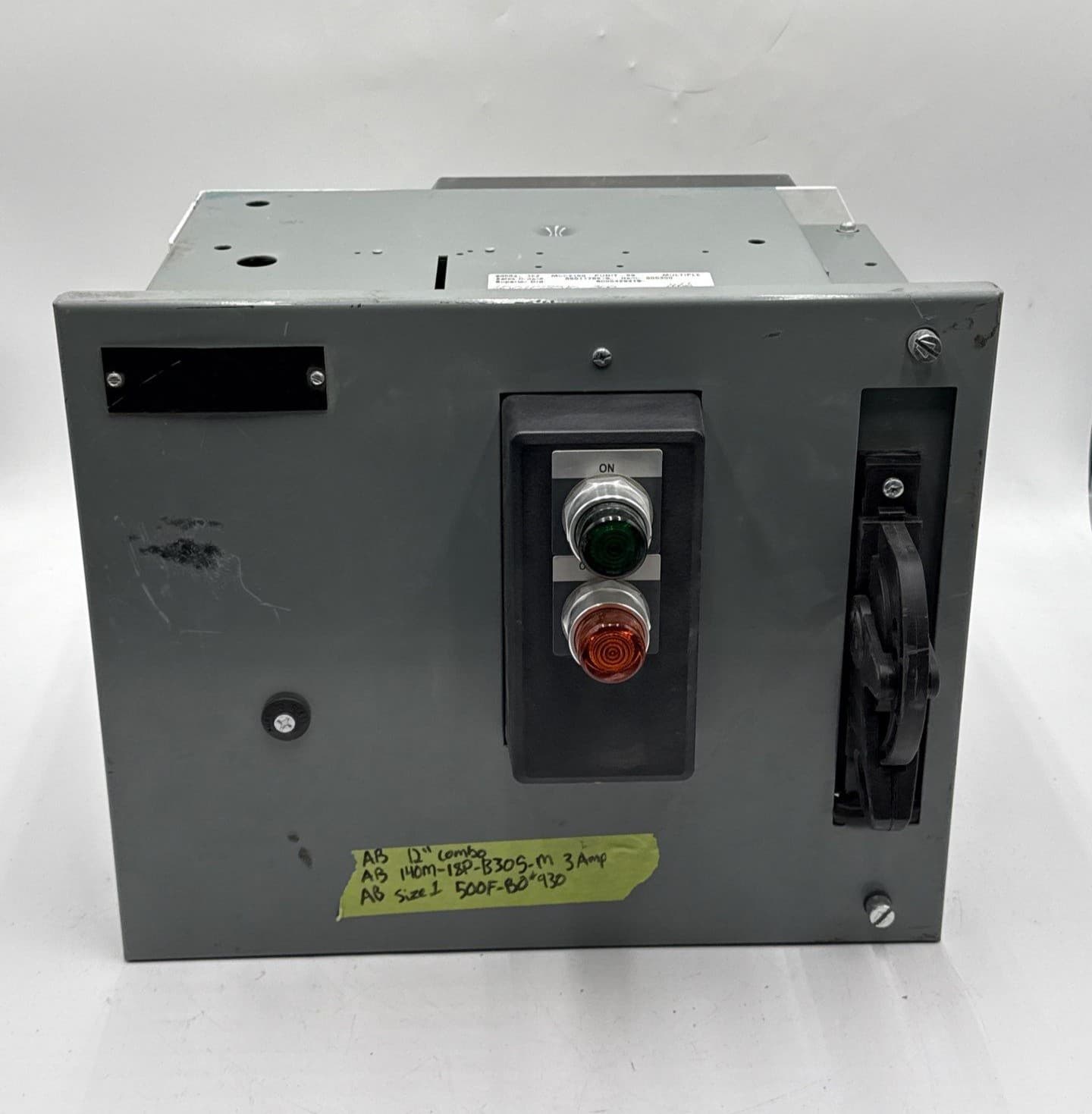 Allen Bradley 2100 12" 3A MCC Combo Bucket Size 1 Starter – image 1