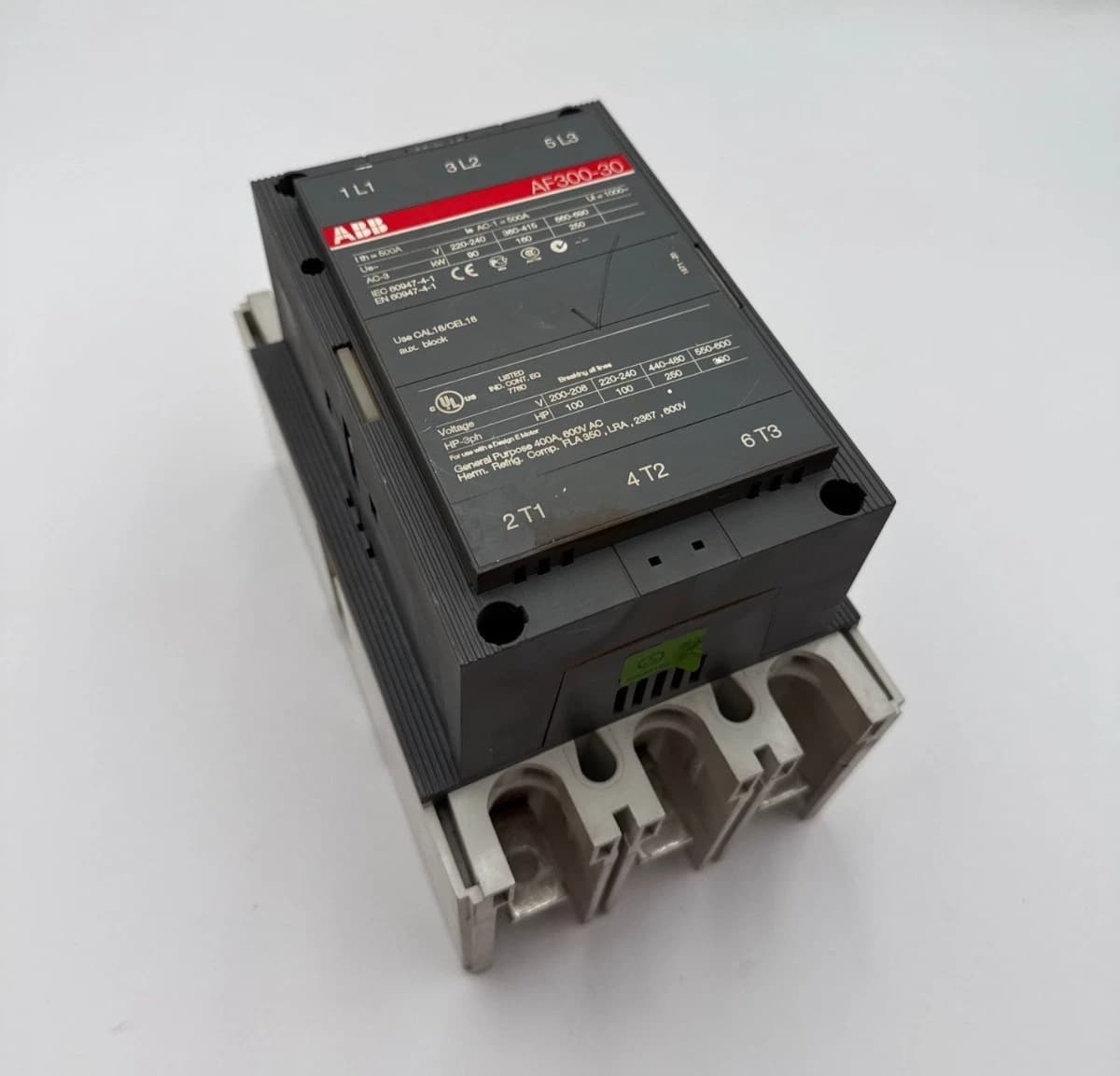 ABB AF300-30 Contactor Coil 100-250V 400A 3P 600V 3PH 300HP AF300-30-11-70 – image 1