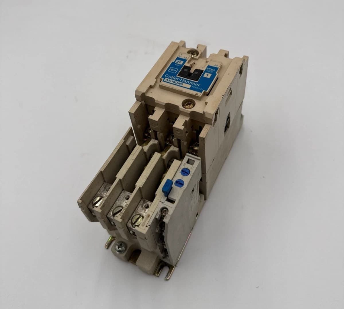 Cutler Hammer AN16DN0 Starter NEMA Size 1 27A 3P Coil 440/480V Overload C306GN3 – image 1