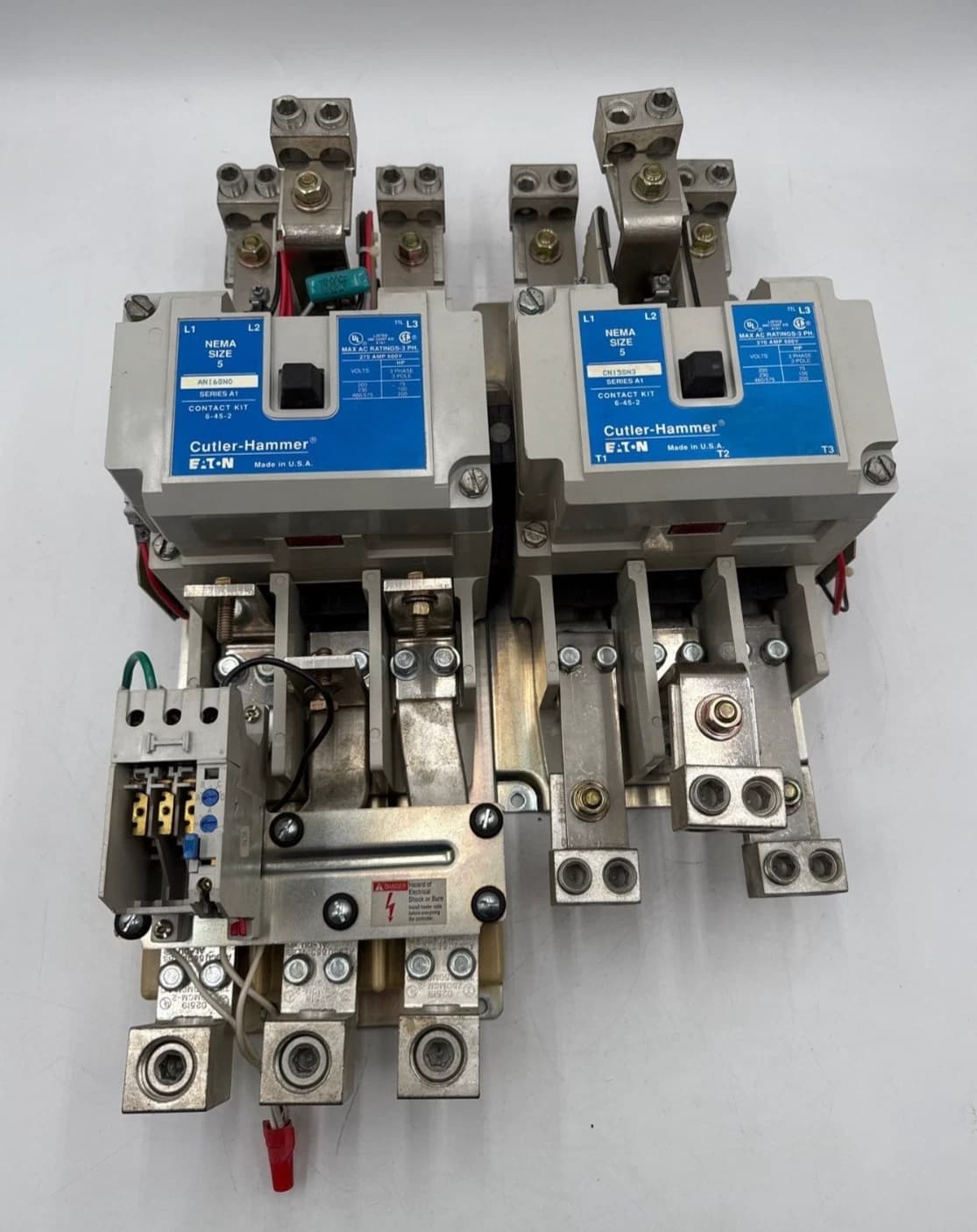 Eaton AN16SN0 NEMA Size 5 Reversing Starter CN15SN3 270A 3P 200HP Coil 110/120V – image 1