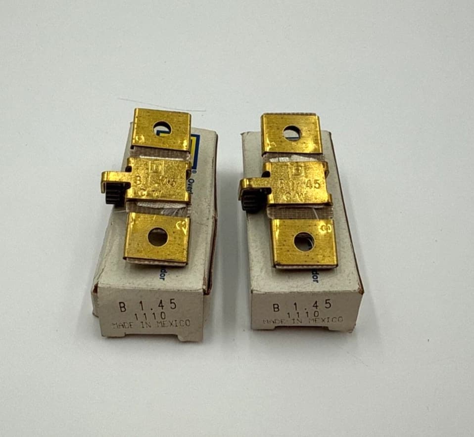 2PC Lot Square D B1.45 Thermal Overload Relay Heater Element B145 1.02-1.27 Amp – image 1